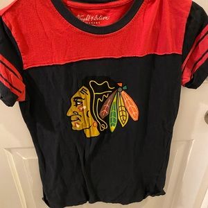 Wright & Ditson Chicago Blackhawks shirt SIZE XL